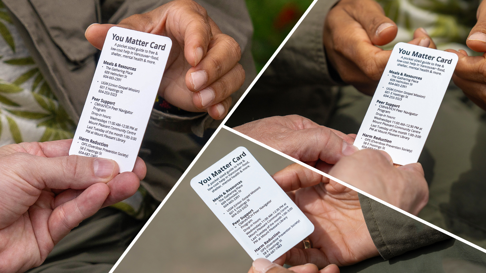 You Matter Card held in hand